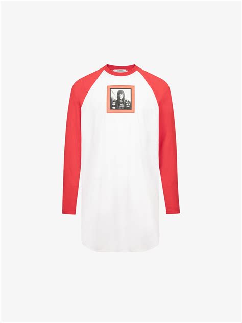 givenchy long sleeve red|black and white Givenchy shirt.